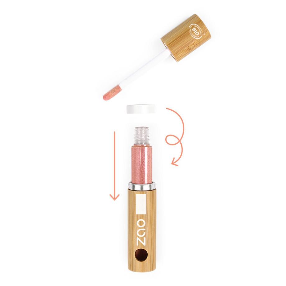 ZAO MAKEUP  Gloss - Certifié bio, vegan et rechargeable 