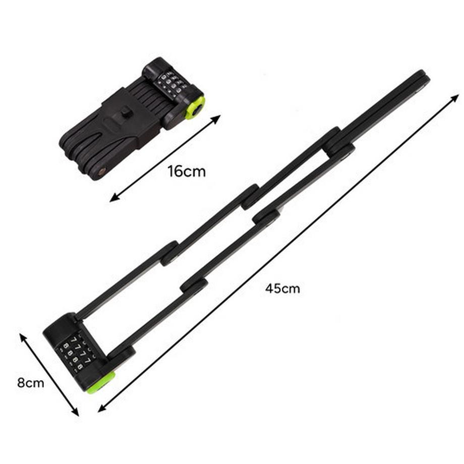 Northio  25733 Faltbares Fahrradschloss 