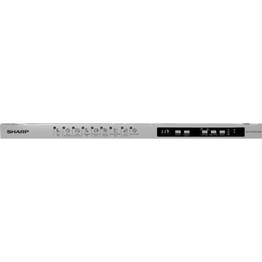SHARP Lave-vaisselle encastrable entièrement intégré QW-NI25GI44BS-CH  