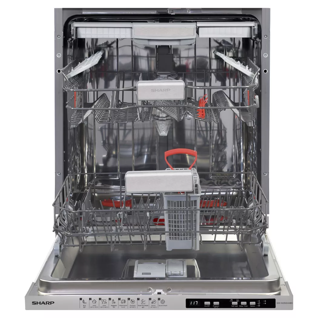 Sharp QW-NI25GI44BS-DE Fully built-in 14 place settings