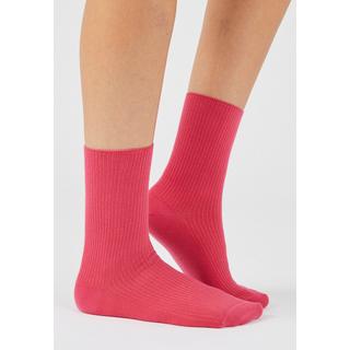 Damart  Set aus 2 Paar Rippstrick-Socken, die hauptsächlich aus Bio-Baumwolle bestehen 