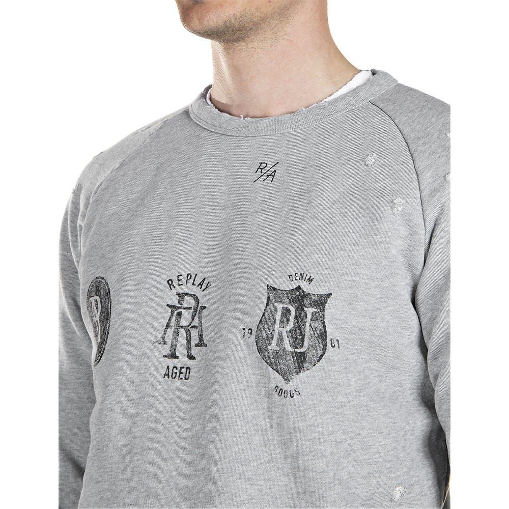REPLAY Rundhals Sweatshirt  