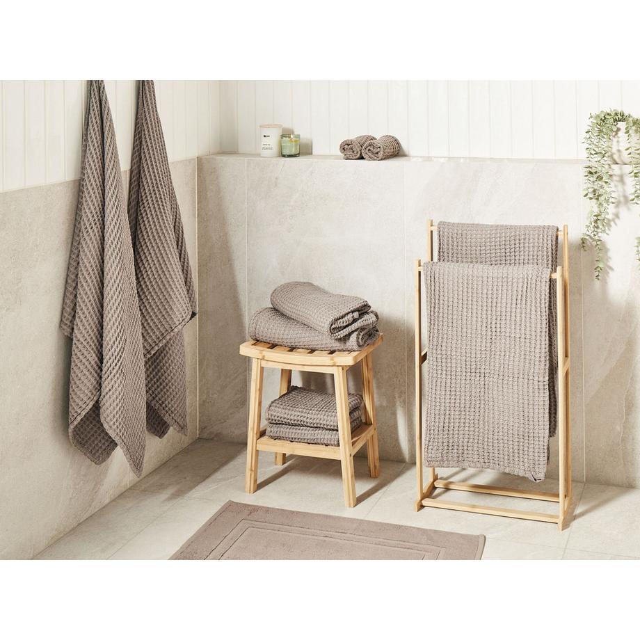 Beliani Handtücher im 11er Set aus Baumwolle AREORA  