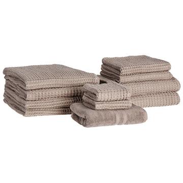 Lot de 11 serviettes en Coton AREORA