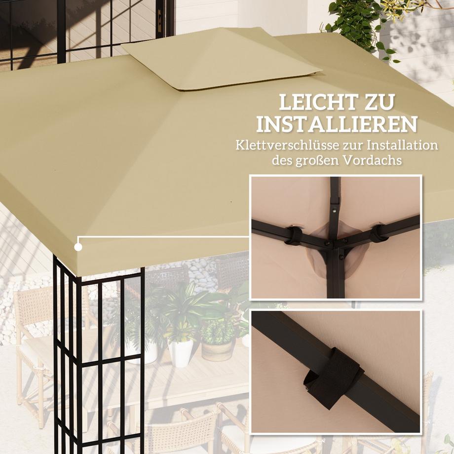 Outsunny Pavillon Ersatzdach  