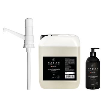 Savon liquide NABAN Arven Refill avec distributeur à pompe / Pine liquid soap / 5000ml