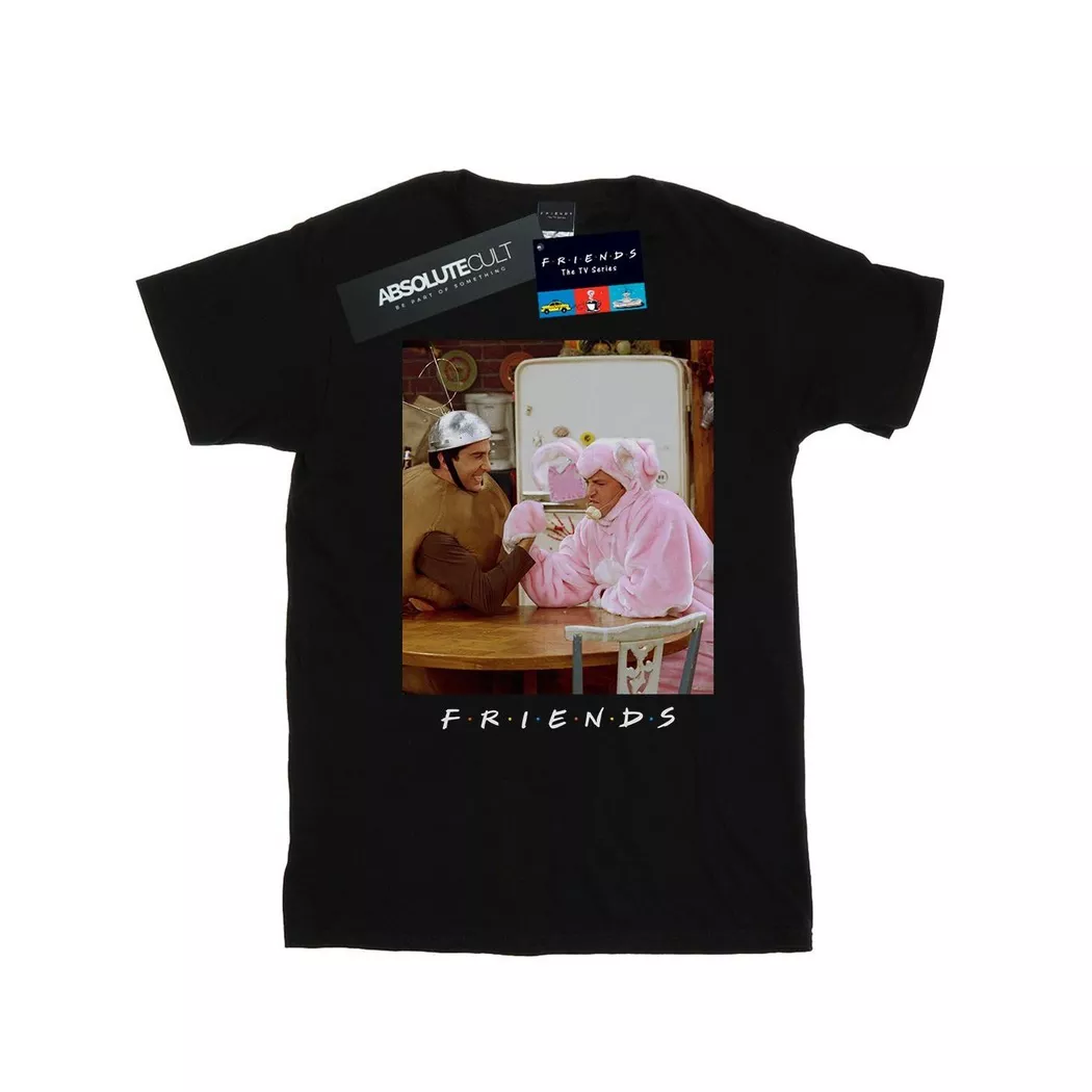 Friends - Arm Wrestling TShirt, für Damen, Schwarz, Größe S