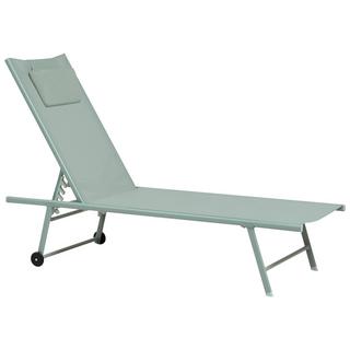 Beliani Gartenliege 2er Set aus Stahl Modern SORONI  