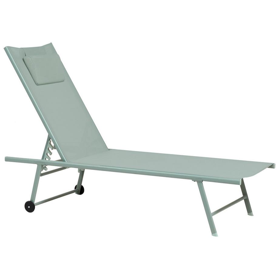 Beliani Gartenliege 2er Set aus Stahl  SORONI  