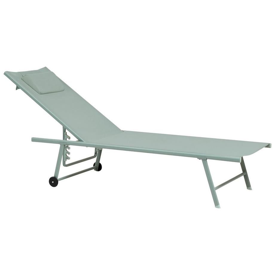 Gartenliege 2er Set aus Stahl  SORONI