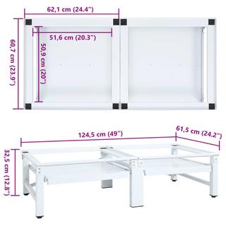 VidaXL Socle pour machine à laver  