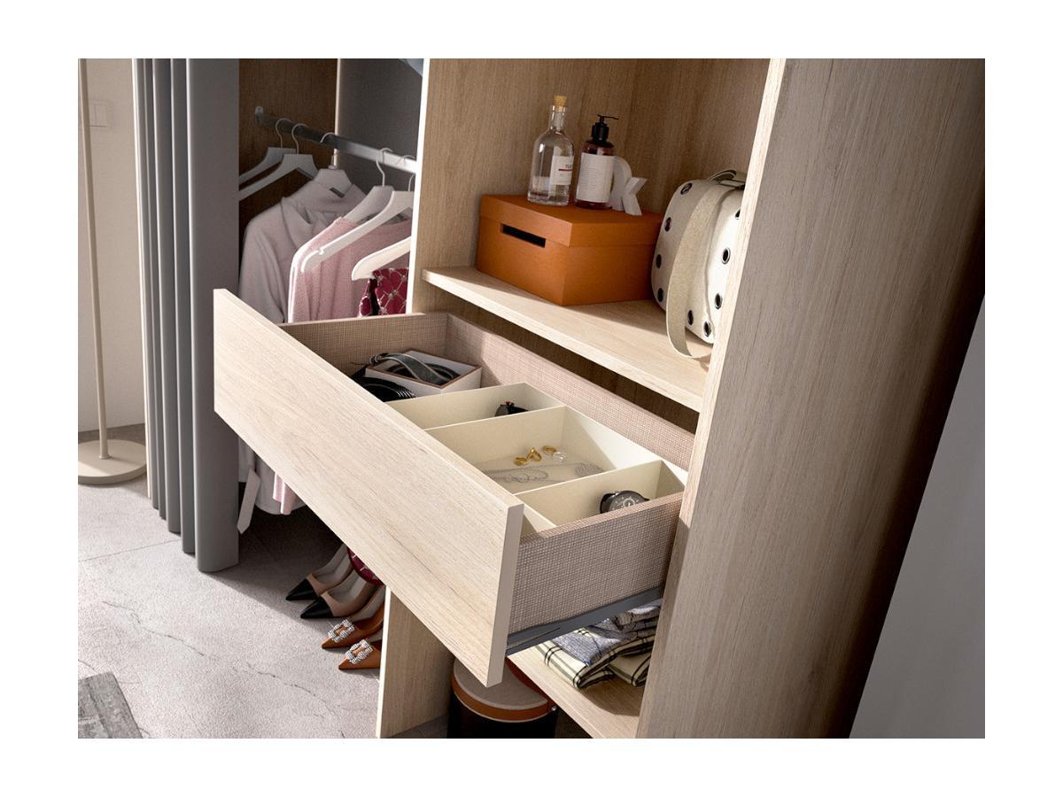 Vente-unique Dressing extensible LAURENT  Chêne  