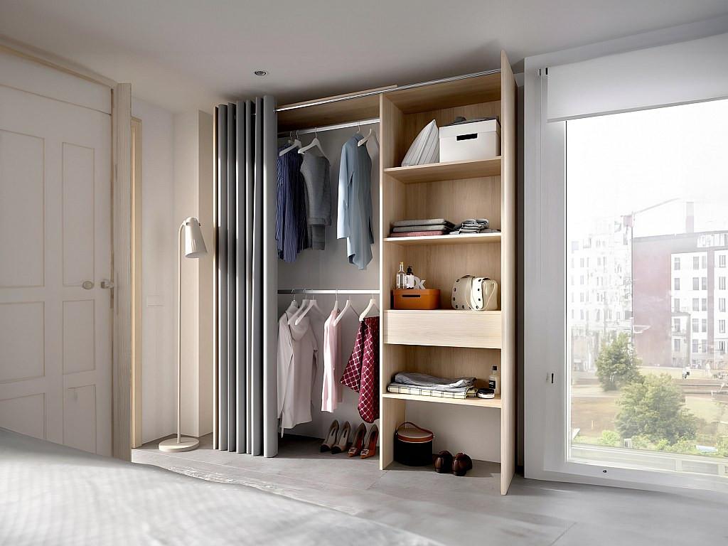 Vente-unique Dressing extensible LAURENT  Chêne  