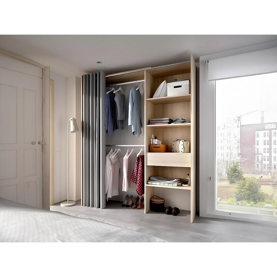 Vente-unique Dressing extensible LAURENT  Chêne  