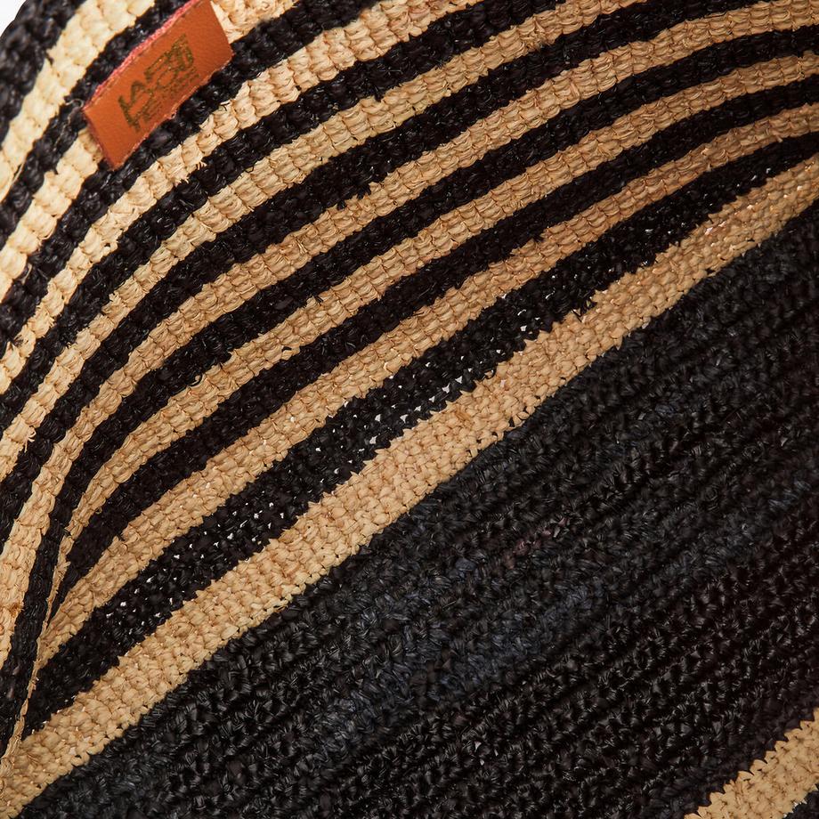 La Redoute Collections Gestreifte Raffia Shopper Tasche  