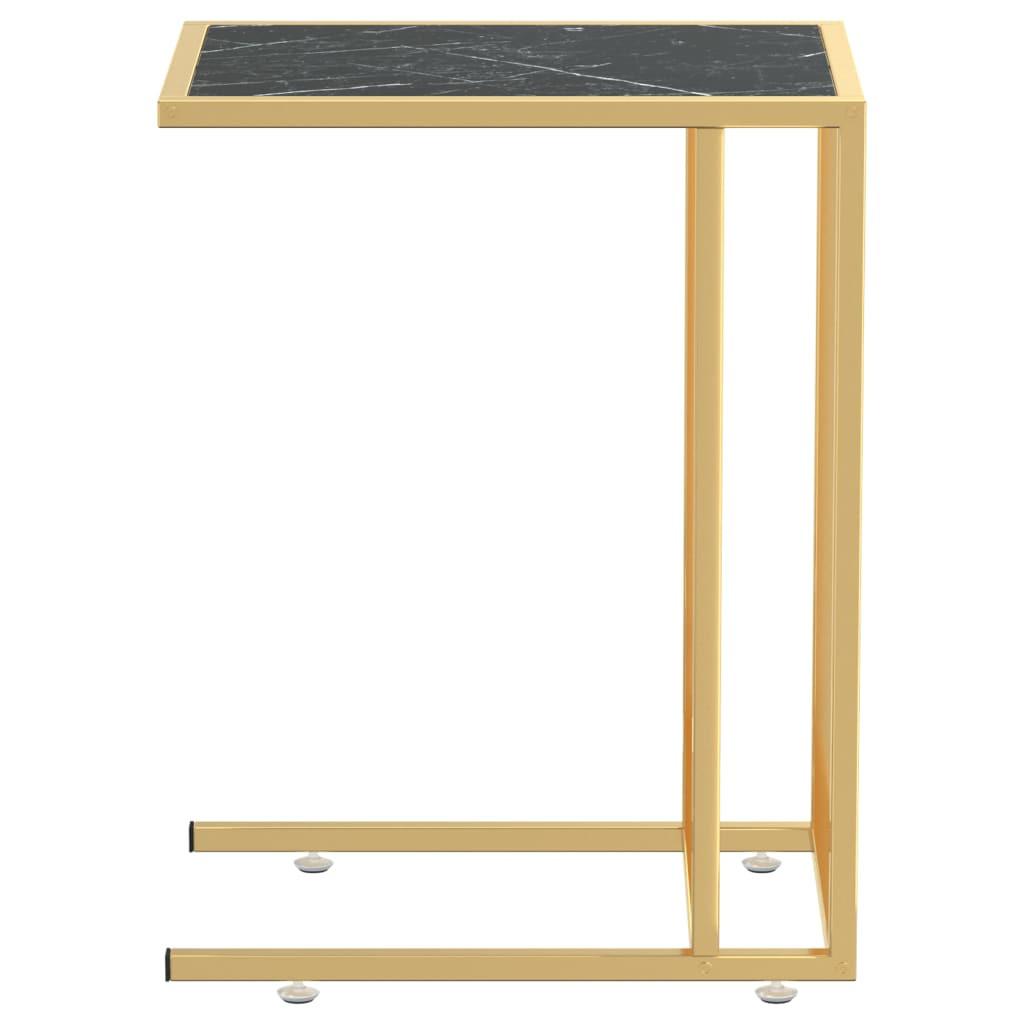 VidaXL Table d'appoint pour ordinateur verre  