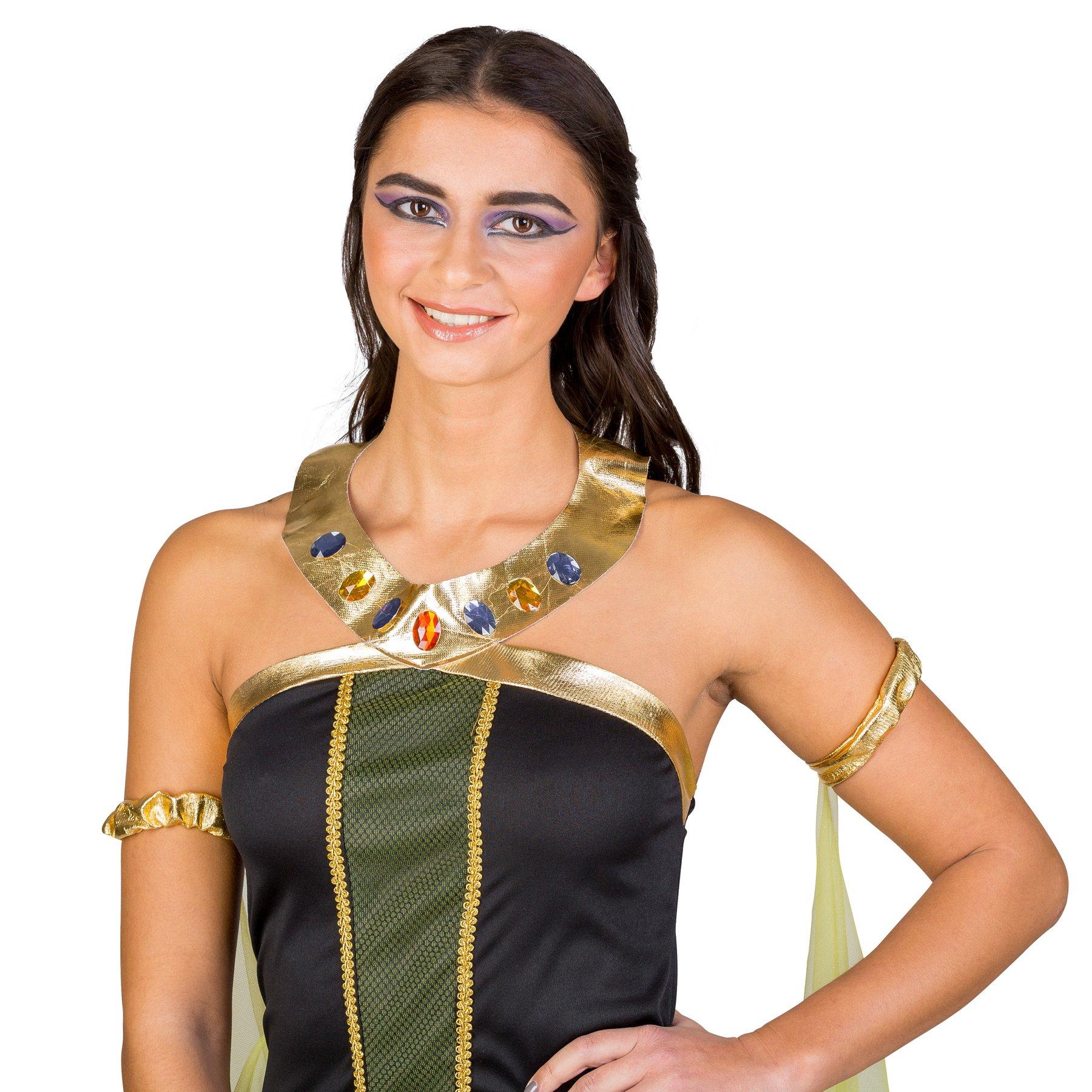 Tectake  Costume de puissante pharaonne Néfertiti pour femme 