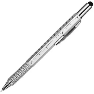 Stylo multifonction 6 en 1, stylo à bille 0.7mm, 5 couleurs et