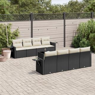 VidaXL set divano da giardino Polirattan  