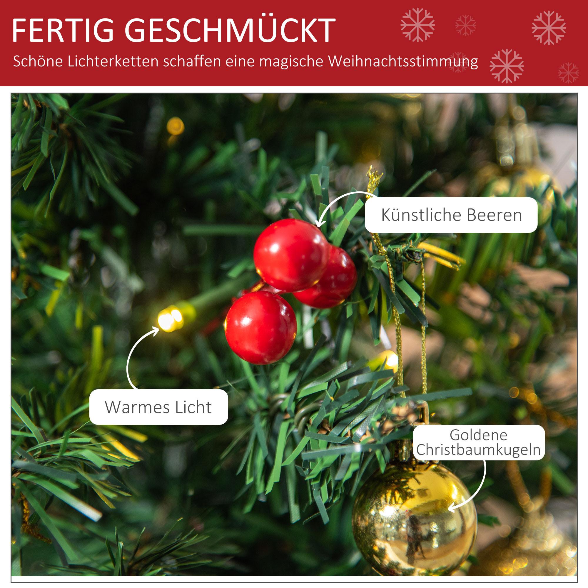 HOMCOM Weihnachtsbaum  