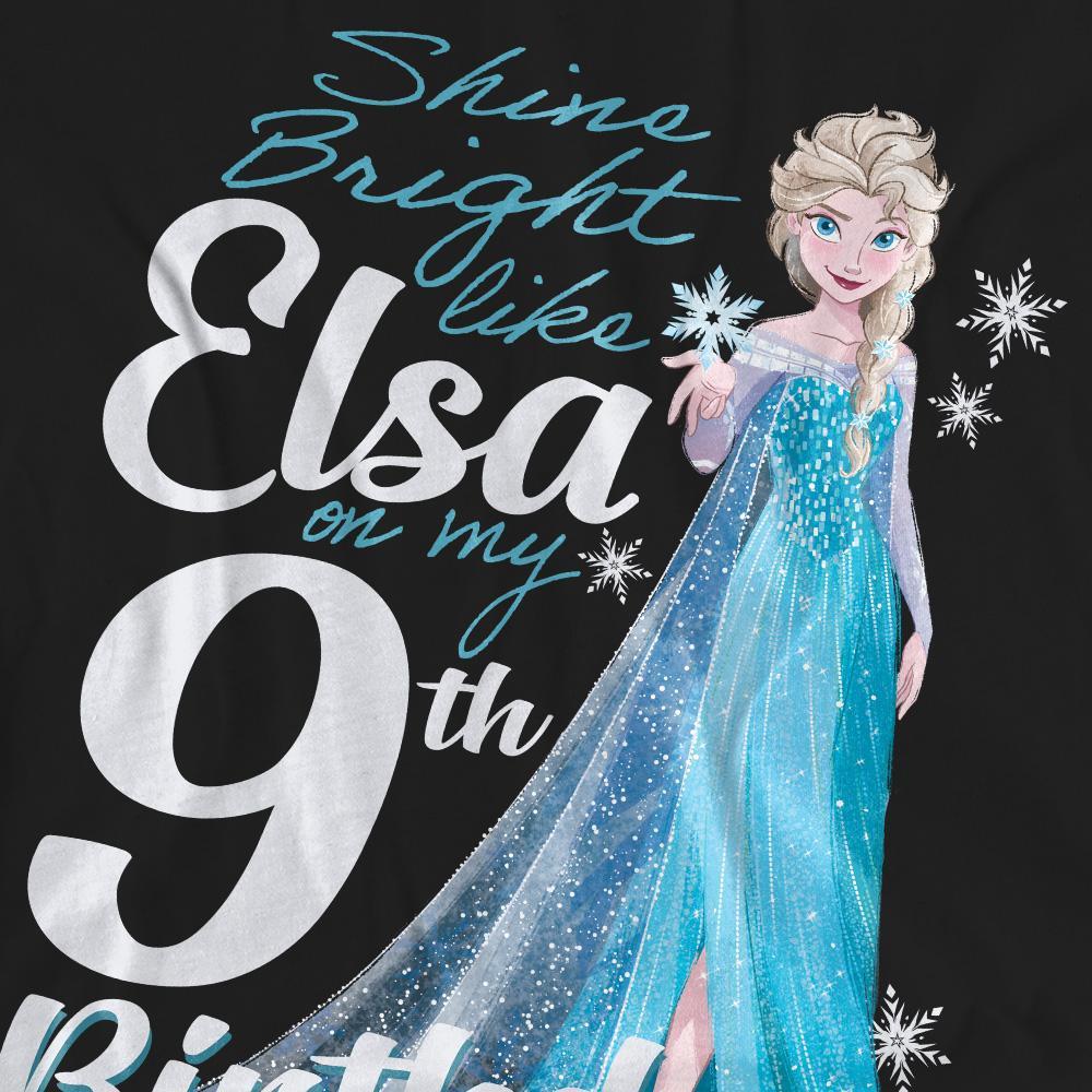 FROZEN Bright Like Elsa 9e Anniversaire T-Shirt  