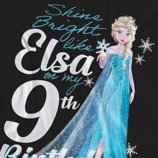 FROZEN Bright Like Elsa 9e Anniversaire T-Shirt  