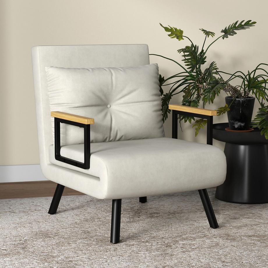 HOMCOM Fauteuil-lit  