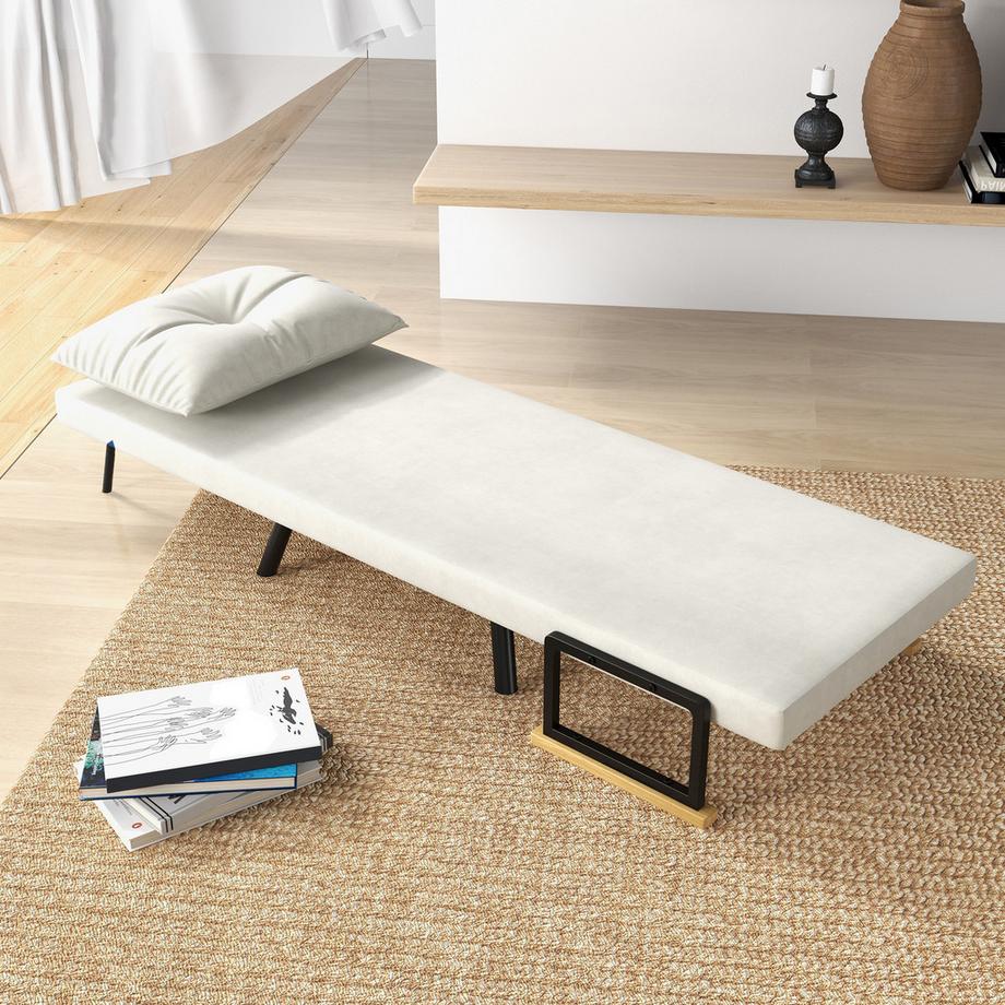 HOMCOM Fauteuil-lit  