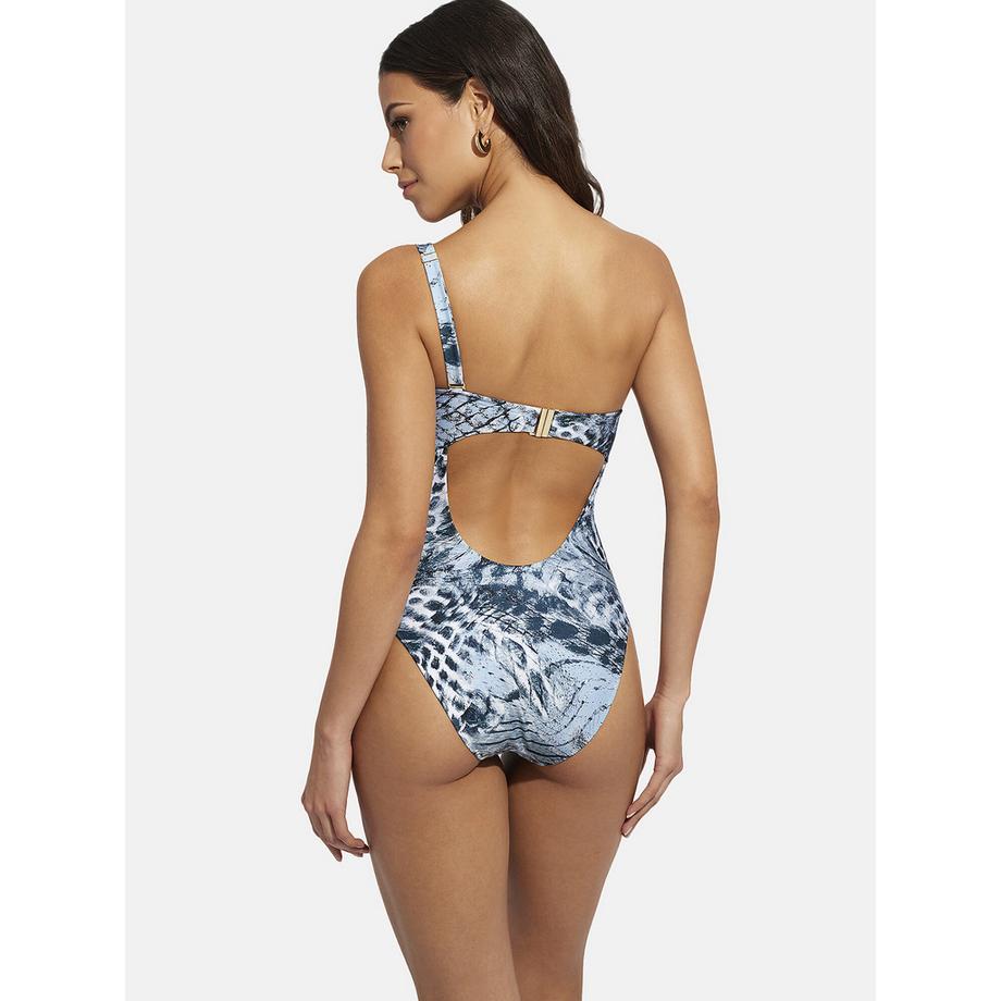 Selmark Zanzibar Costume da Bagno Intero Asimmetrico con Ferretto  