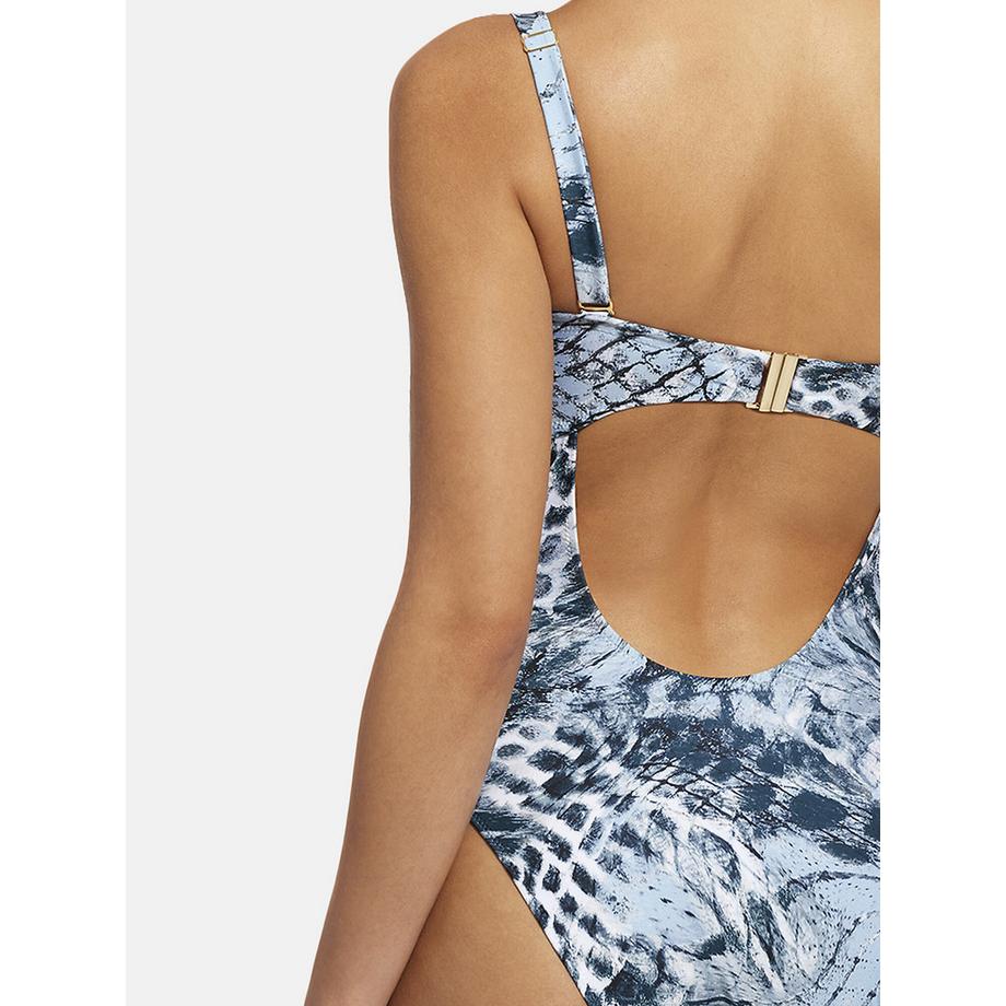 Selmark Zanzibar Costume da Bagno Intero Asimmetrico con Ferretto  