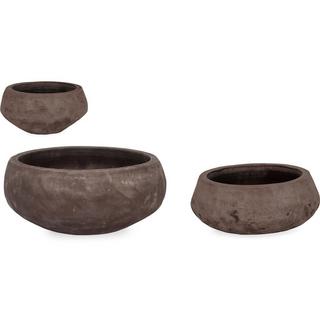 mutoni Portavasi Minh terracotta marrone scuro (set da 3)  