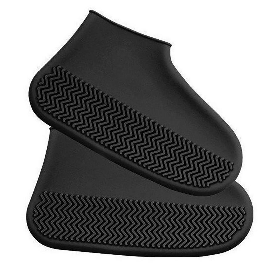 eStore  Couvre-chaussures imperméables, antidérapants - Noir - L 