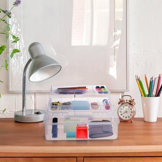 Northix Boîte en plastique transparente  