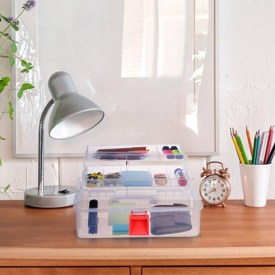 Northix Transparente Kunststoffbox  