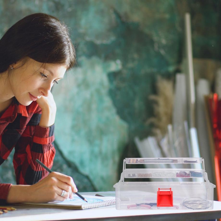 Northix Transparente Kunststoffbox  