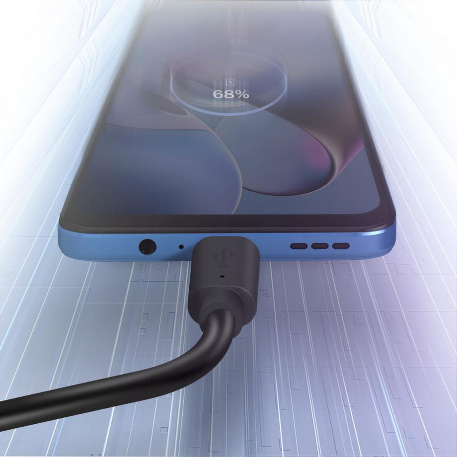 MOTOROLA  Motorola USB / USB-C Kabel Schwarz 1m 