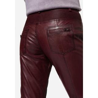 RICANO  Lederhose Donna, mit Biker-Elementen 