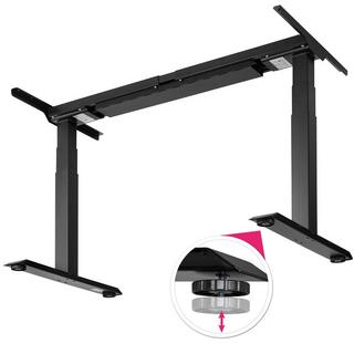 Tectake Bureau assis debout DENIS avec pieds réglables en hauteur  