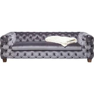 KARE Design Sofa My Desire Silbergrau 3-Sitzer  