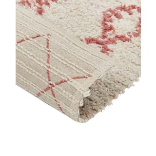 Beliani Tapis en Coton Boho BUXAR  