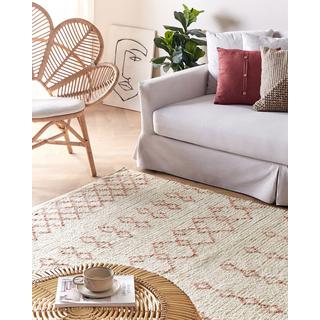 Beliani Tapis en Coton Boho BUXAR  