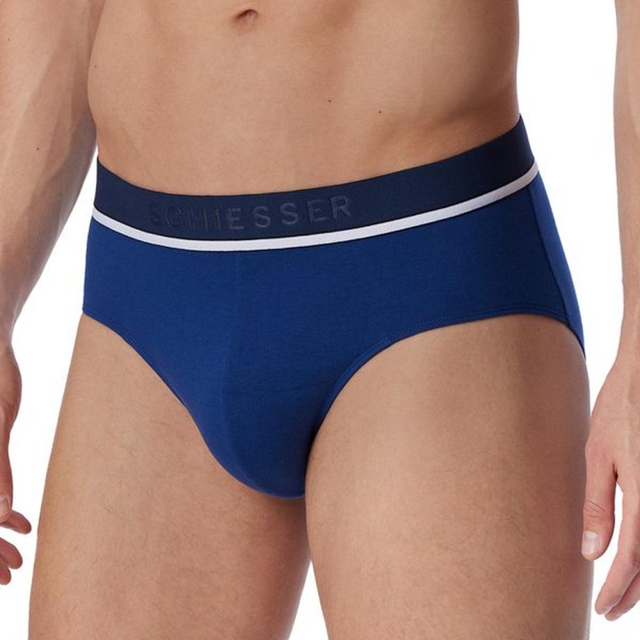 Schiesser Confezione da 6 Slip Rio in Cotone Biologico  