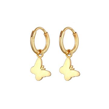 Ohrringe Creolen Schmetterling