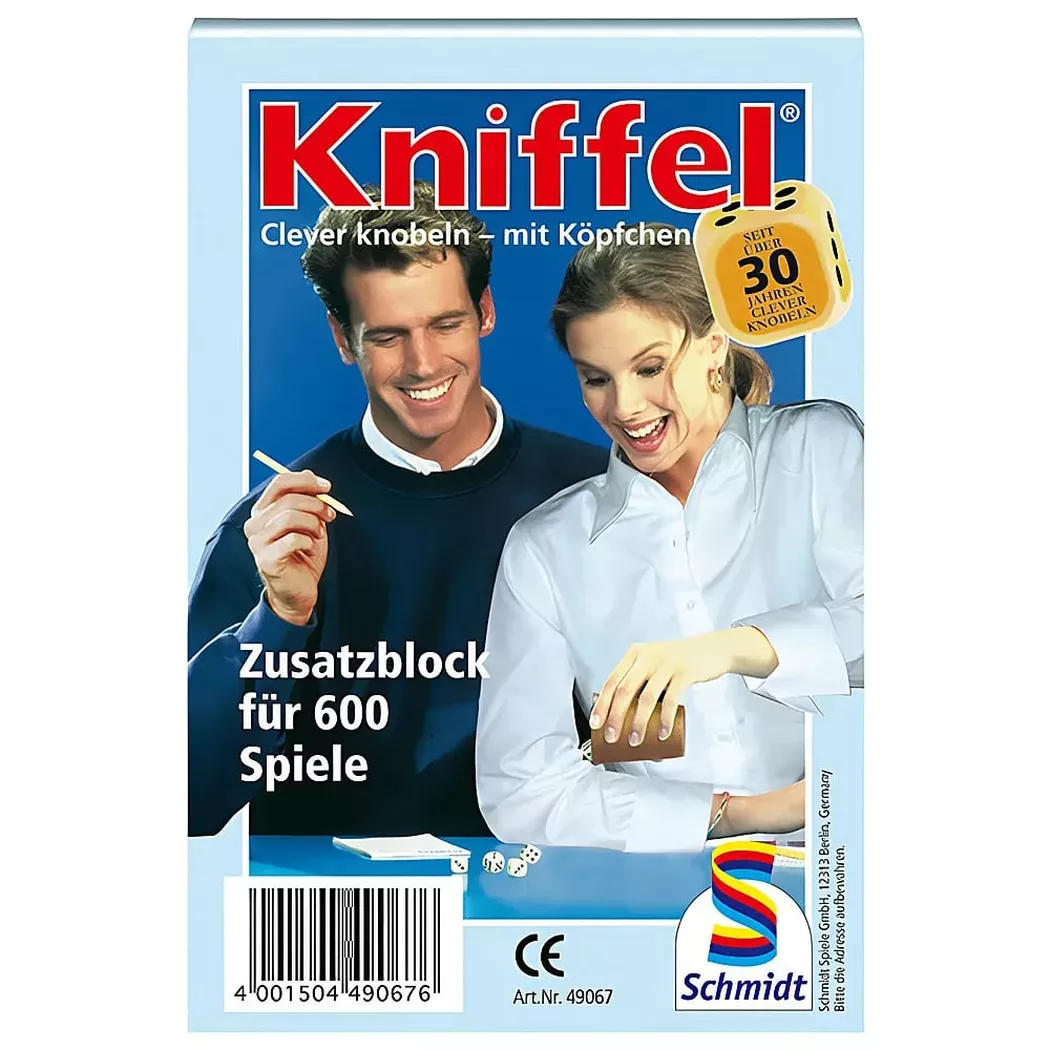 Schmidt Spiele Kniffelblock.