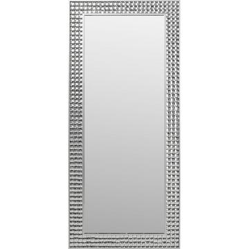 Miroir mural Cristaux argent 80x180