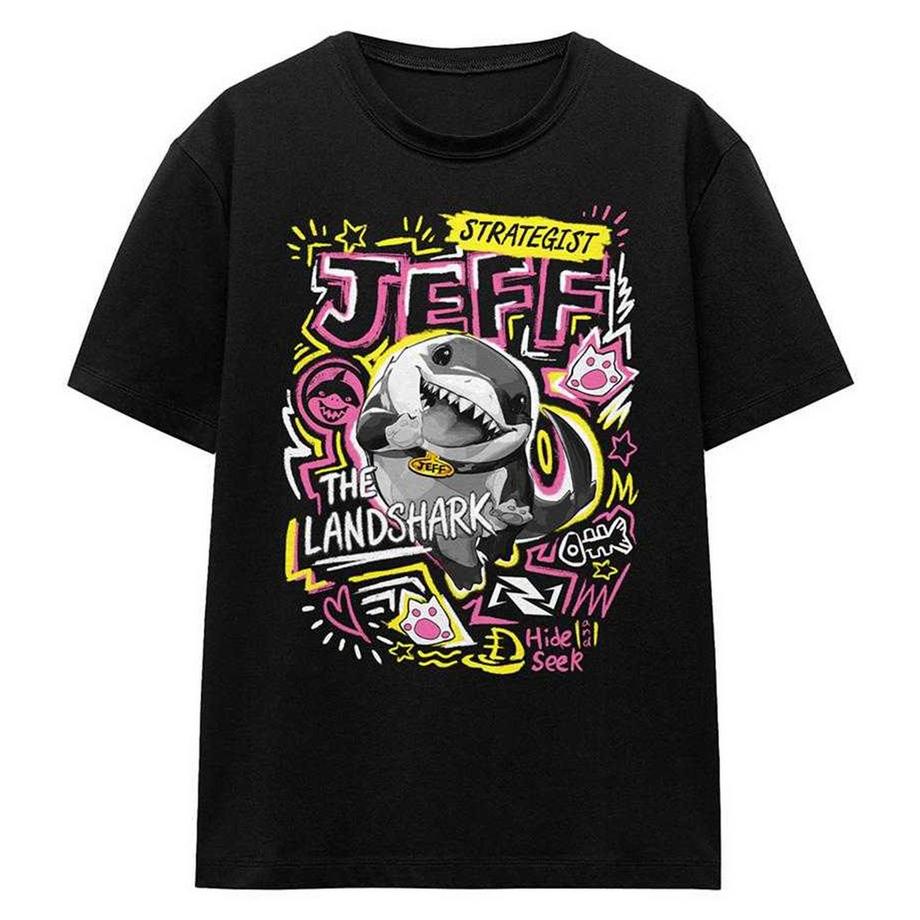 T-ShirtMotif Jeff Le Requin Terrestre Motiftyle Marqueur