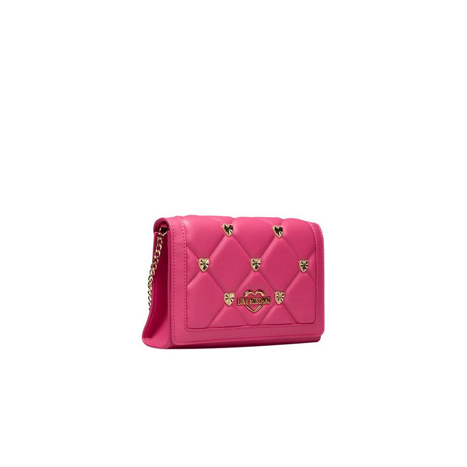 LOVE MOSCHINO Sac à bandoulière matelassé avec clous en forme de cœur  