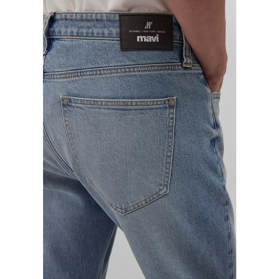 Mavi Lisbon Foggy Used Vintage Loose Straight Jeans  