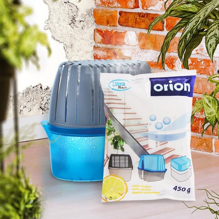Orion  Wirksamer Feuchtigkeitsabsorber mit Zitrusduft für Haus und Garage 