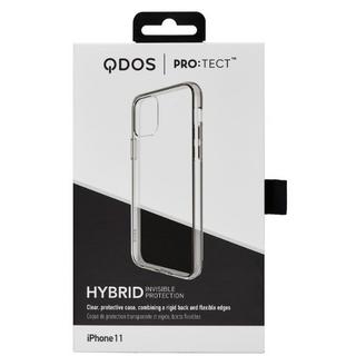 Qdos  QDOS HYBRID - Coque de protection pour téléphone portable - polyuréthanne thermoplastique (TPU) - clair - pour  iPhone 11 